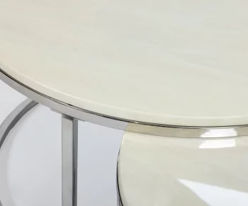 Cтолики Silvy Marble 80X80X40 / 70X70X36 CM