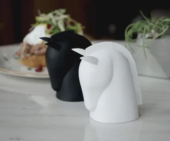 Держатель для зубочисток unicorn чёрный