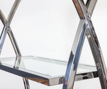 Стеллаж Glossy 90X35X200 CM Silver