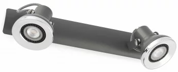 Настенный светильник Ring LED 36X14X10 CM серый