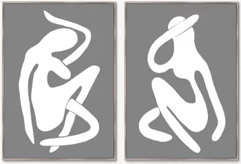 Диптих на холсте Sensual vibrations 75X105 / 75X105 CM