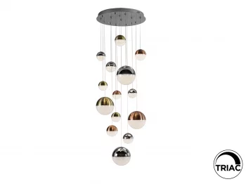 Люстра Sphere 14L разноцветная D60 DIMABLE 60X180 CM