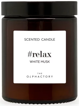 Свеча ароматическая The Olphactory White Musk 27 часов горения