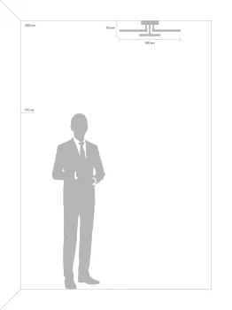 Потолочный LED-светильник 595X455X153 MM