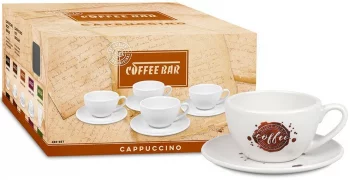 Набор из 4 кофейных пар Coffee splashes 240 ml