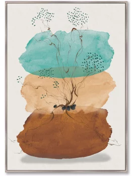Репродукция на холсте The birth of Life 75X105 CM