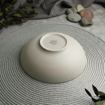 Салатник 1000 мл d 21 см h6,1 см Light Grey Noble [6]
