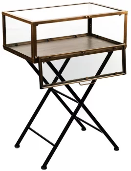 Cтолик со стеклянным ящиком Display 58X41X80 CM
