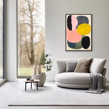 Постер на холсте Colors and Forms 75X105 CM