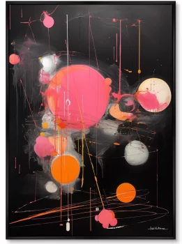 Постер на холсте Universe planetary motion 75X105 CM
