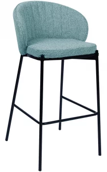 Стул барный Milan 52X54X102 CM бирюзовый