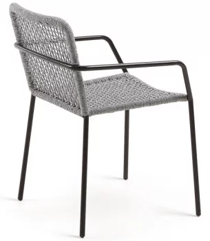 Стул с подлокотниками Boomer 60X56X80 CM серый