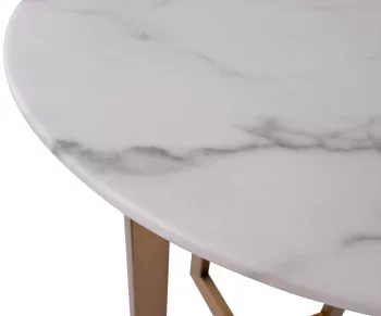 Столик боковой Pearl White 55X55X57 CM