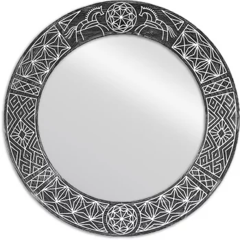 Зеркало Papua Ø82 CM Black