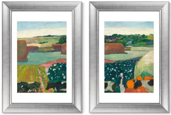 Диптих Haystacks in Brittany 51X71 / 51X71 CM