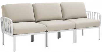 Диван садовый с подушками Komodo 216X78X88 CM