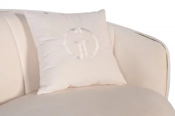 Двухместный диван бежевый 106X79X187 CM