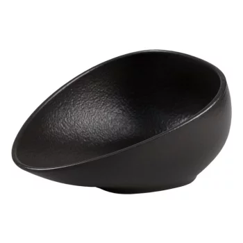 Салатник 280 мл 19*14 см h9 см Side Up Smooth Black Raw Stellar P.L. Proff Cuisine [1]