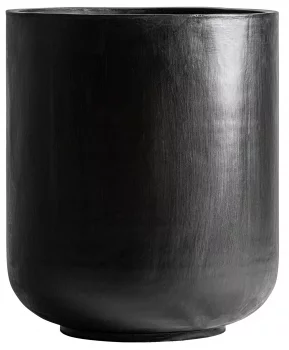 Черная бетонная ваза Michoux 60X60X77 CM