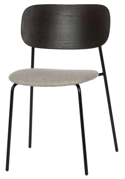 Обеденный стул из стали и шпона дуба Niceo 52X51X81 CM
