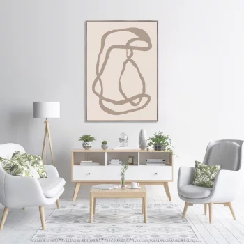 Репродукция на холсте The Ball chair 75X105 CM