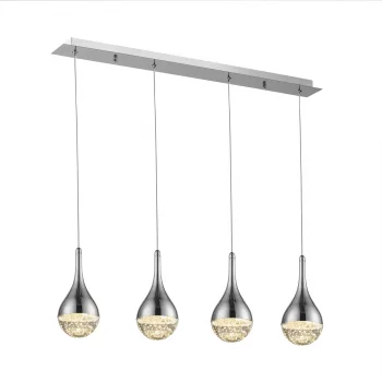 Подвесной подвесной светильник Elie 4L хром 70X10X22 CM