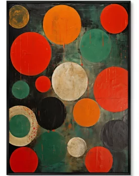 Постер на холсте Planets of color 75X105 CM