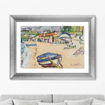 Постер On the beach South of France 81X61 CM