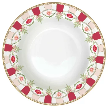 Тарелка глубокая flowery, 21,5 см