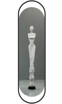 Настенное зеркало в раме Evelix 48X178 CM