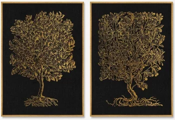 Диптих на холсте The Medieval period 75X105 / 75X105 CM