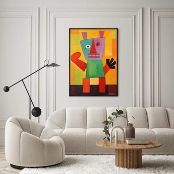 Постер на холсте Happy Creatures 75X105 CM