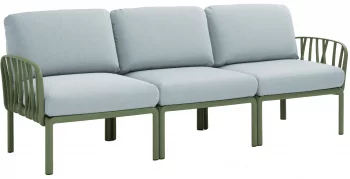 Диван садовый с подушками Komodo 216X78X88 CM