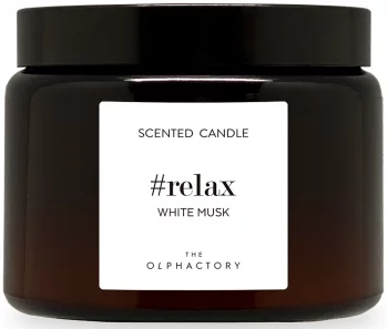Свеча ароматическая The Olphactory White Musk 72 часа горения