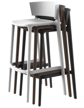 Барный стул Africa 48X47X95 CM белого цвета