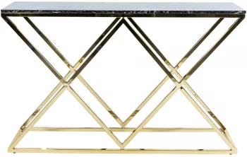 Консоль Triangles Gold 120X35X74 CM