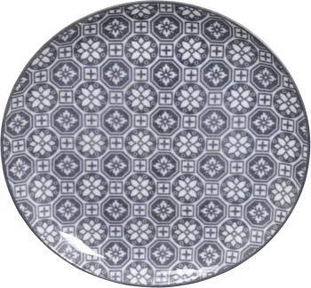 Тарелка Nippon Grey Flower Ø16 CM