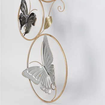 Панно из стали Butterflies 124X47 CM