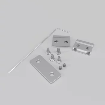 Комплектующие для профиля Радиусный профиль Серебро, 28x10x2 мм