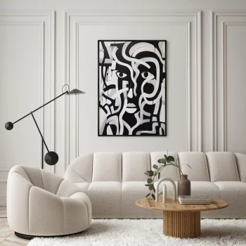 Постер на холсте Najdi menya 75X105 CM
