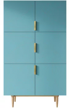 Большой комод Line 100X45X170 CM blue