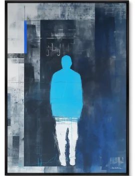 Постер на холсте Little big city 75X105 CM