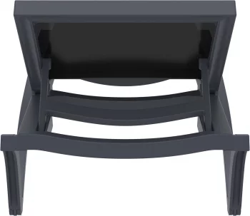 Шезлонг-лежак Pacific 193X68X35 CM серый