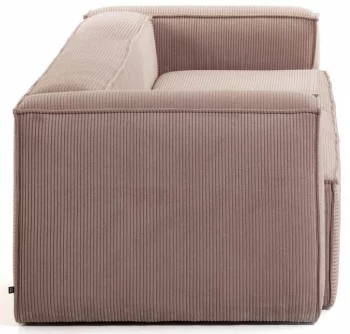 Трёхместный диван Blok 240X100X69 CM розового цвета