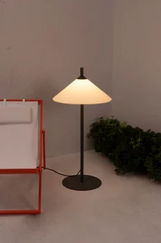 Уличный торшер Saigon серый/белый матовый R55 66X66X115 CM