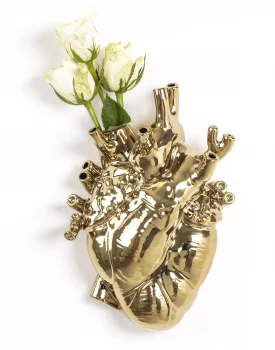Фарфоровая ваза Love in Bloom Gold 25X17X9 CM