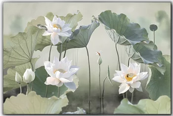 Постер на стекле Nenufares 120X80 CM