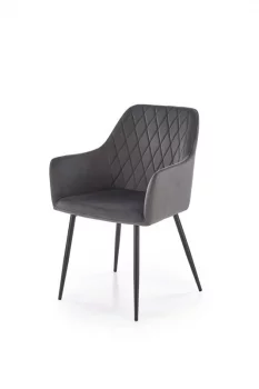 Стул кухонный Halmar K558 (серый/черный)