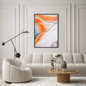 Постер на холсте Salt lakes 75X105 CM