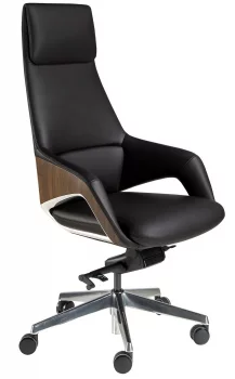 Офисное поворотное кресло из экокожи Ramiro 67X69X121 CM